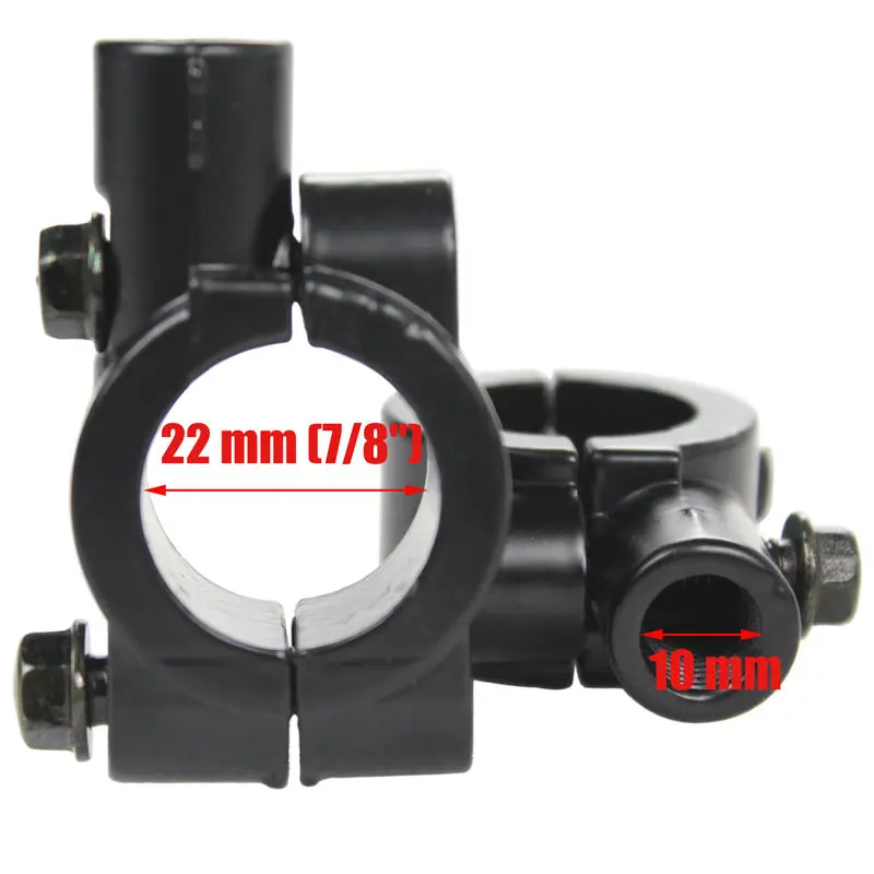 Универсальный держатель для зеркала заднего вида на руль мотоцикла 7/8 &quot