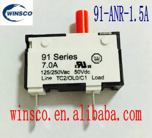10 шт./лот 91 ANR 1.5A 100% новый автоматический выключатель KUOYUH SERIES 1.5A|circuit breaker 16a|circuit