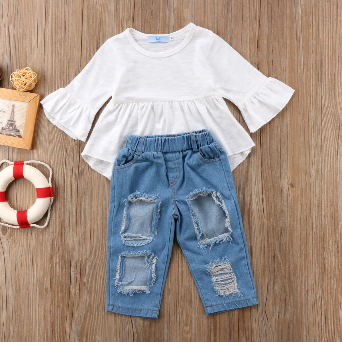 От 1 до 6 лет модная детская одежда для маленьких девочек туника белые топы платье