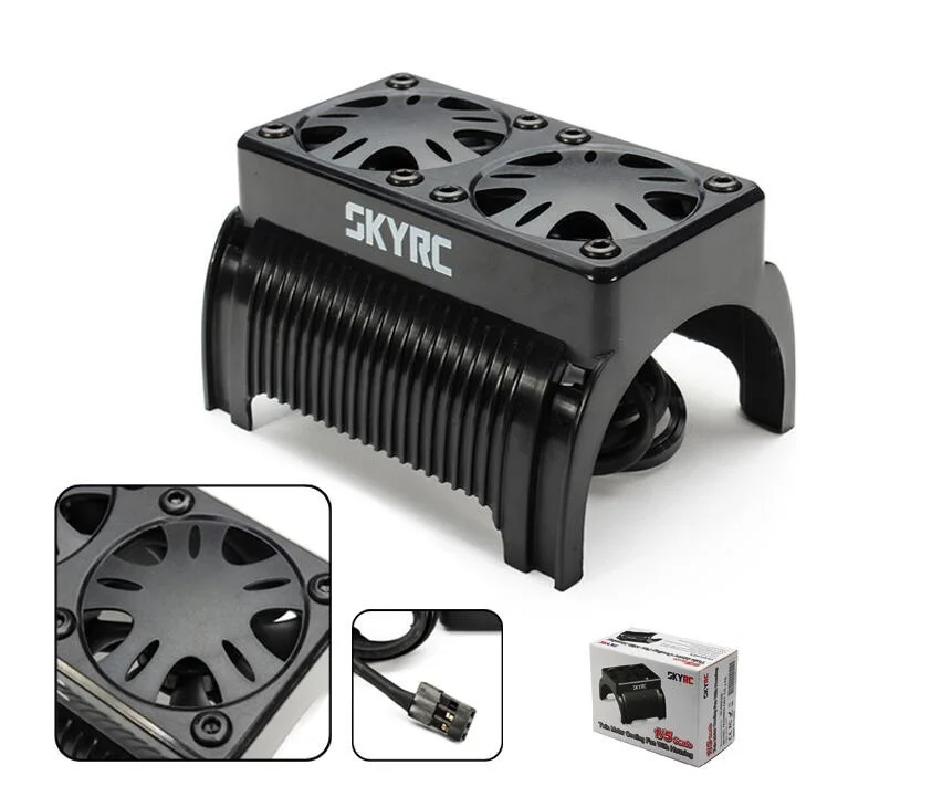 Бесплатная Доставка! SKYRC двойной бесщеточный мотор Радиатор Вентилятор