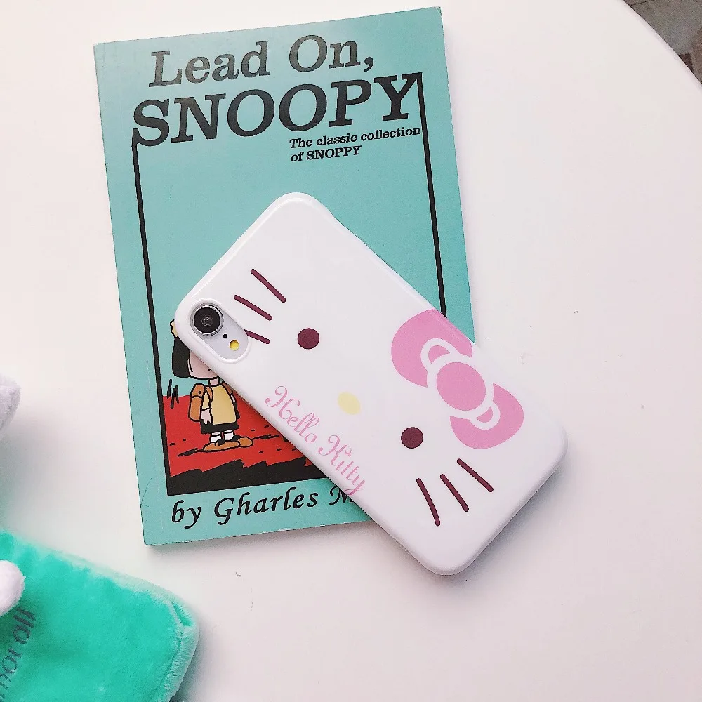 Милый чехол для телефона с героями мультфильмов My Melody iPhone X 6 6s 7 8 Plus чехлы XS XR Max