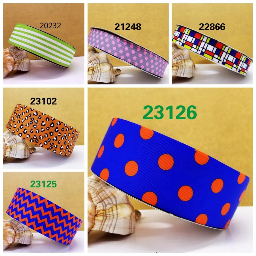 Бесплатная доставка 50 ярдов мультяшная печатная корсажная лента 23126