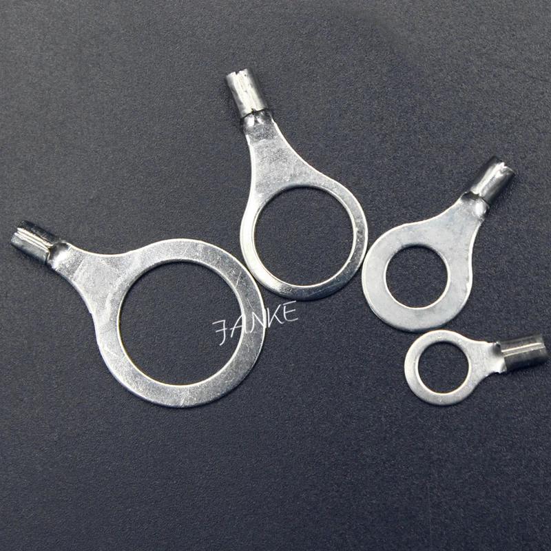 1000 шт./упак. RNB1.25-4 неизолированный кольцевой язычок латунные клеммы кабельный