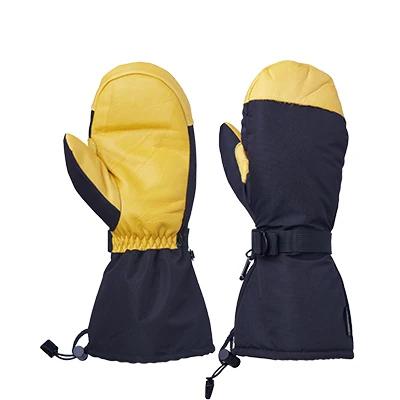 Yellow-Style 2 OZERO лыжные перчатки Зимние снегоходные спортивные мотоциклетные ветрозащитные водонепроницаемые теплые лыжные сноубордические перчатки для мужчин и женщин 9008 - Цвет: Yellow-Style 2