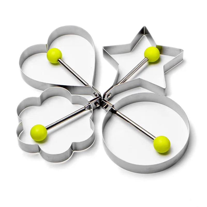 4 шт./лот лидер продаж милая форма для омлета из нержавеющей стали приспособление