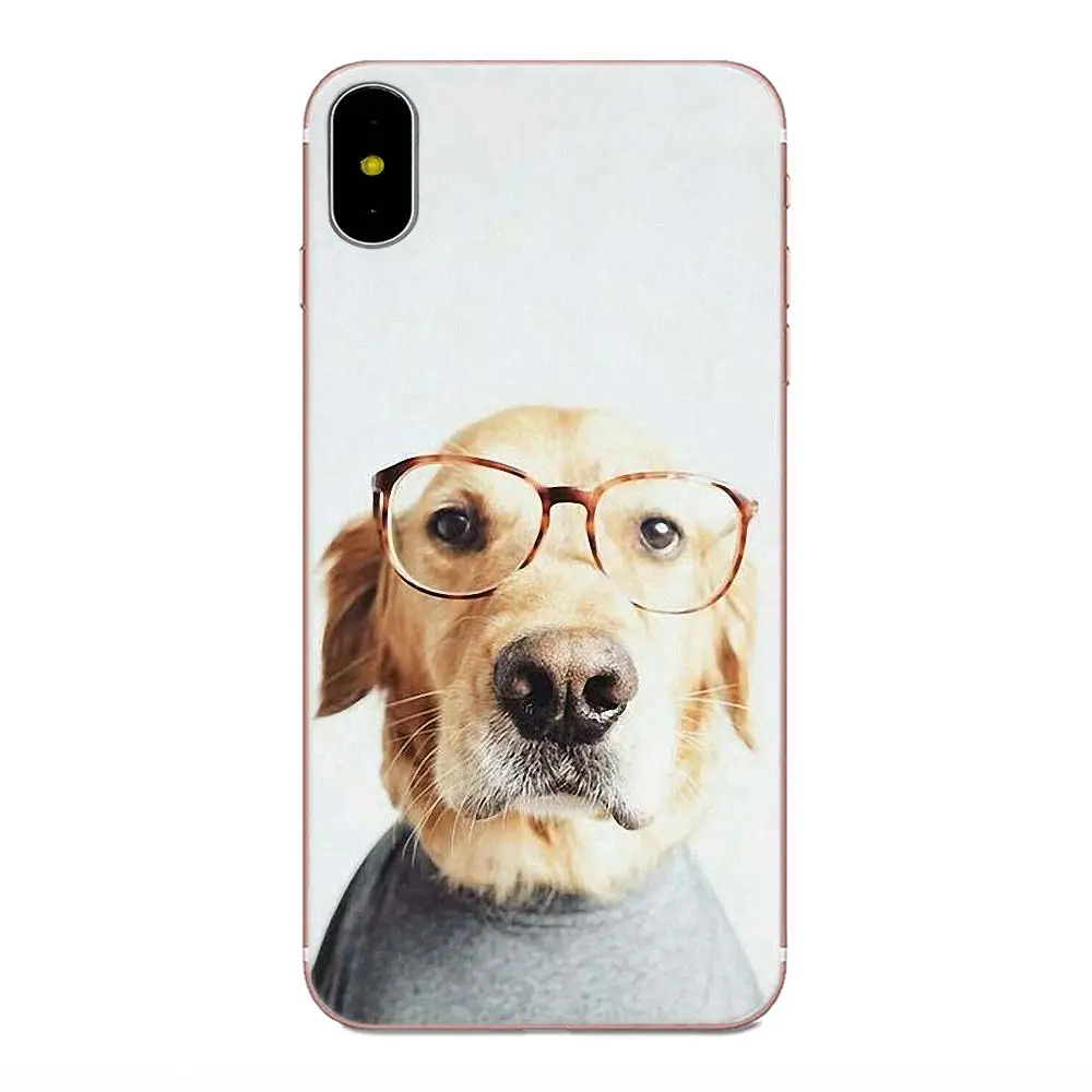 Золотистый ретривер собака мягкий крутой лучший чехол для Galaxy Alpha Core Note 2 3 4 S2 A10 A20