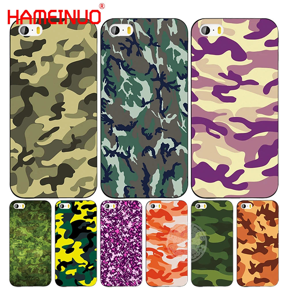 Защитный камуфляжный чехол HAMEINUO для iphone 4 4s 5 5s SE 5c 6 6s 7 8 X plus|case for iphone|case 4case plus |