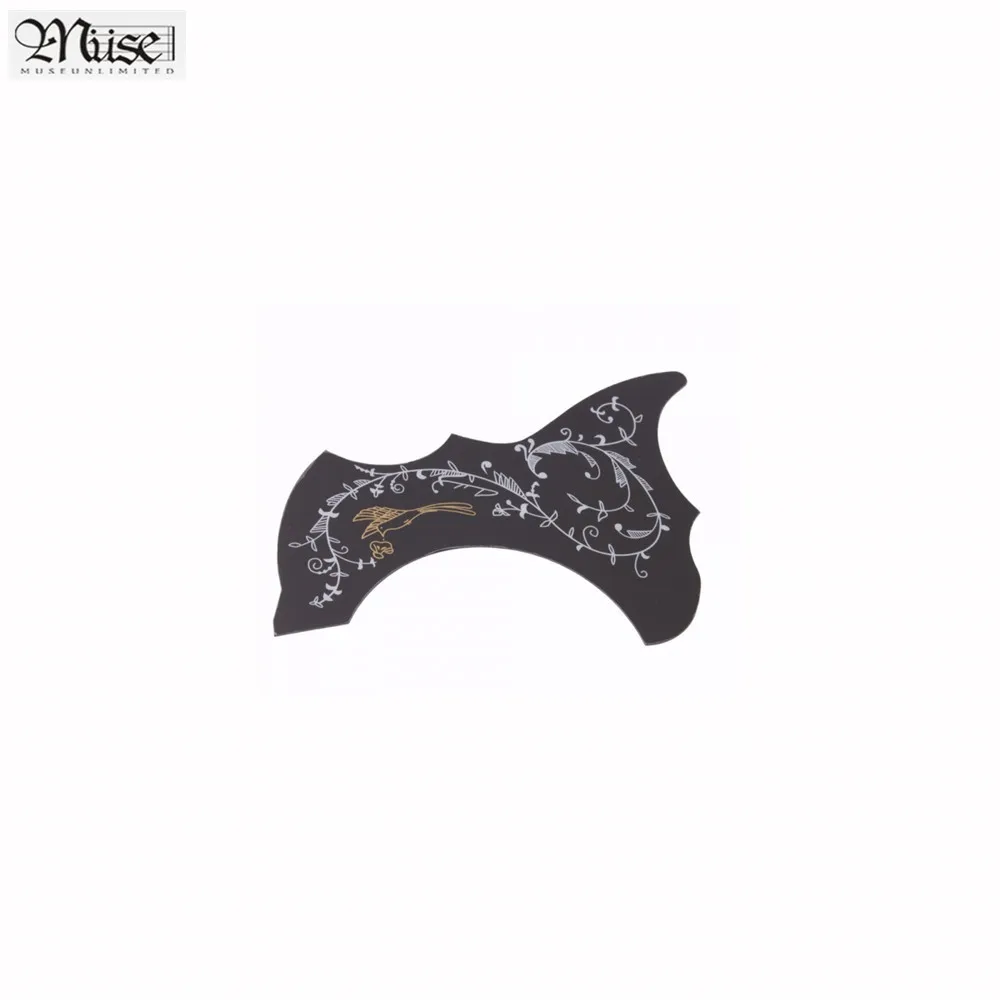 Защитная насадка для акустической гитары Alice черный виноградный узор R54mm