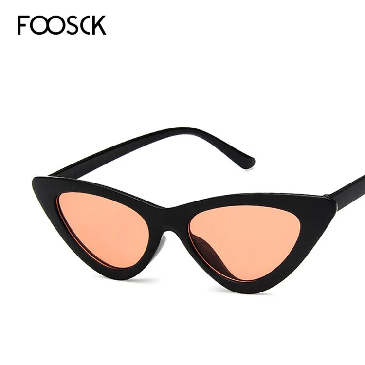 Очки солнцезащитные FOOSCK мужские круглые маленькие модные ретро солнечные очки