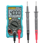 Цифровой мультиметр RICHMETERS 404A, амперметр с автоматическим выбором диапазона, True-RMS Smart NCV, портативный, 4000 отсчетов, ЖК-дисплей, Автоматический диапазон ACDC