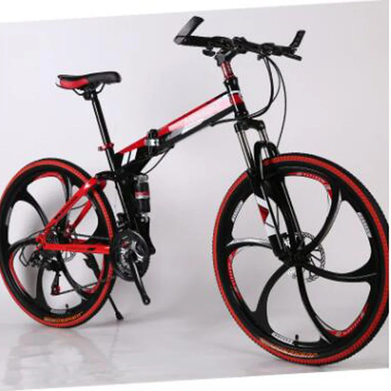 Складной горный велосипед складной амортизация с высоким содержанием углерода