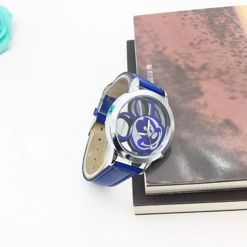 Горячая Мода Cartton мышь для женщин наручные часы Простой кварцевые Vogue из