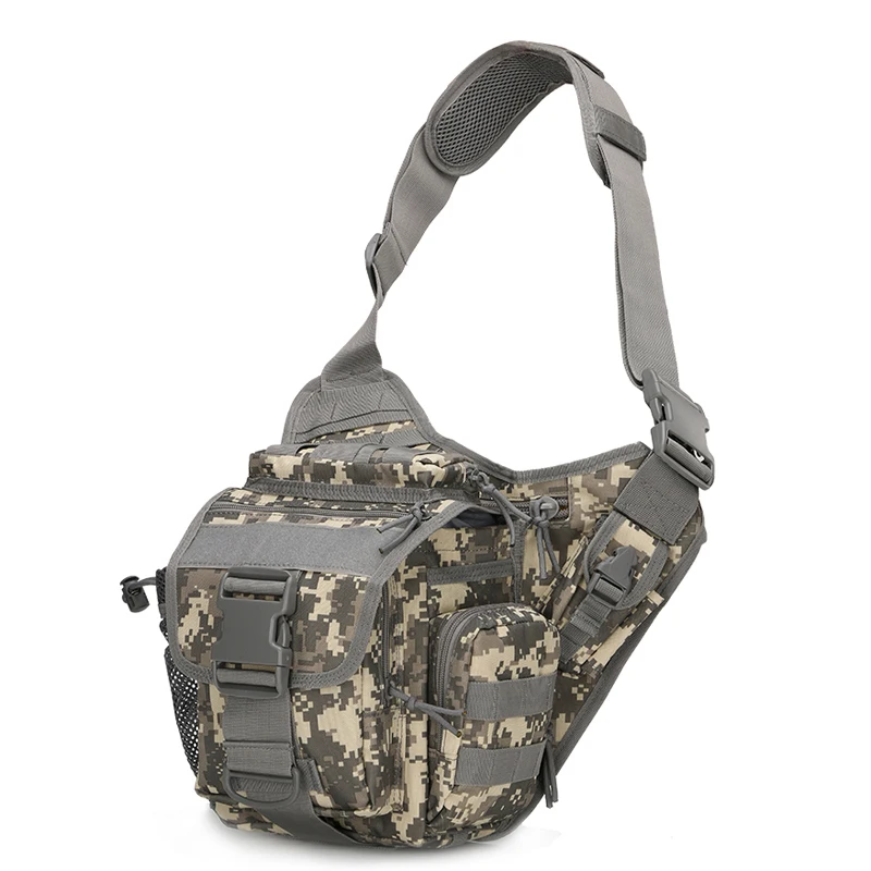 

800D Men's Military Tactical Bag, Molle Army Sport Shoulder Bag, Outdoor Hiking Cycling Travel Climbing Bags Pouch Pack