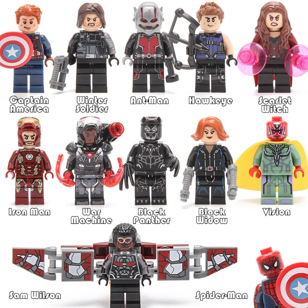 Капитан Америка: набор персональных машин для Civil War Железный человек Человек