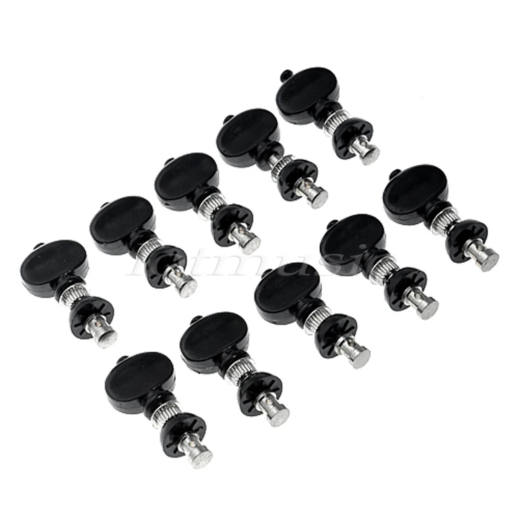 10 шт. Гавайская гитара настройка колышков черные фрикционные Колки|ukulele tuning