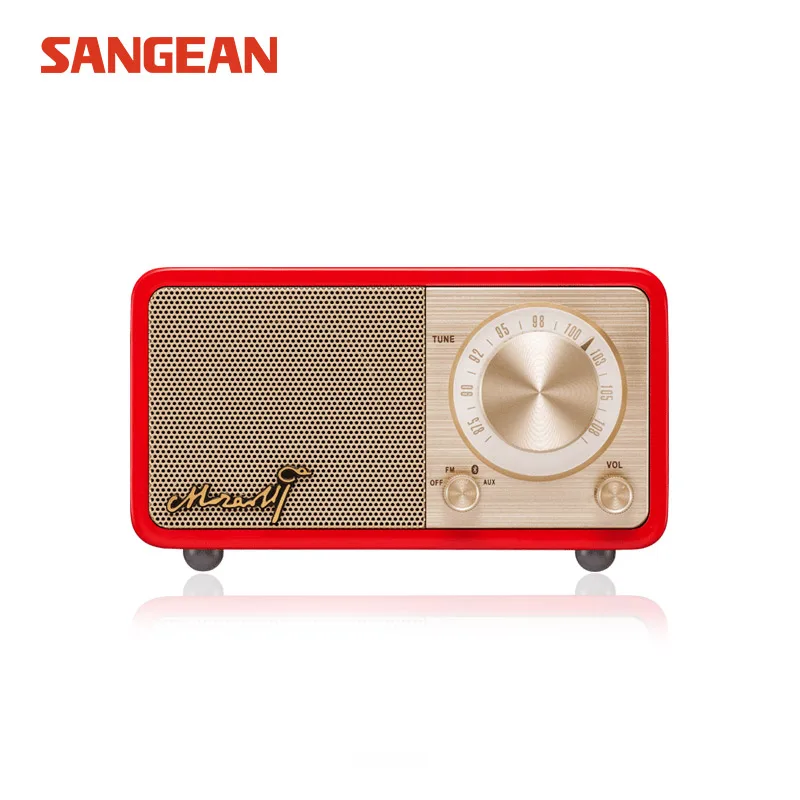 Миниатюрный Bluetooth радиоприемник SANGEAN MOZART FM радио беспроводной динамик подарок