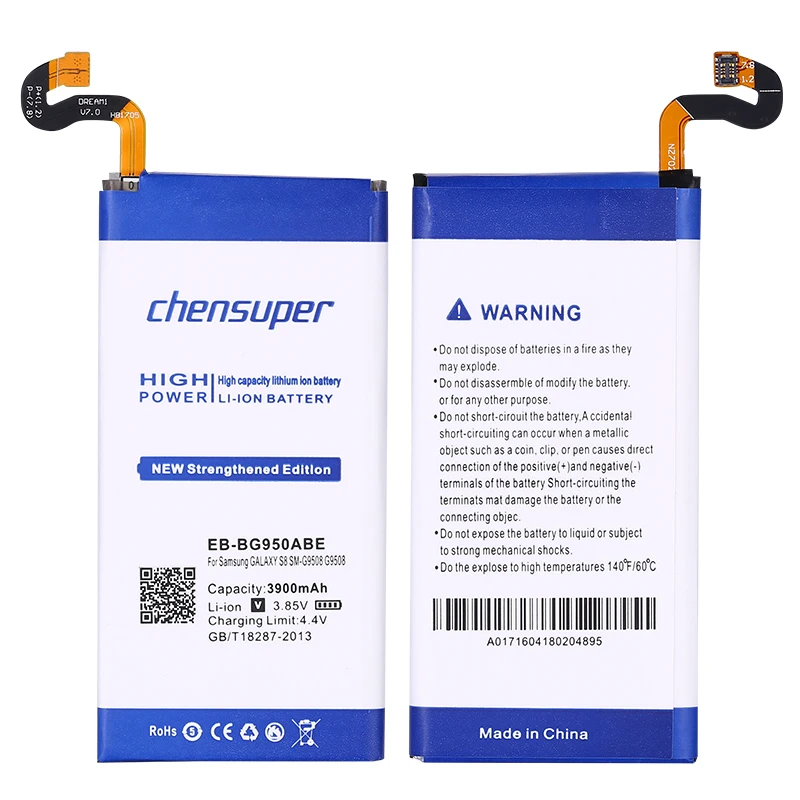 Новинка 3900 мАч EB-BG950ABE батарея для смартфона Samsung Galaxy S8 SM-G9508 G950F G950A G950T G950U G950V G950S