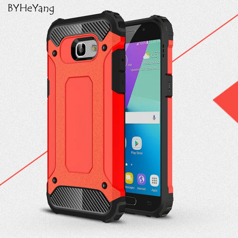 For Samsung Galaxy A5 2017 Case Heavy Duty Armor Slim Hard Tough Cover Silicone Phone for A520 5.2inch | Мобильные телефоны и