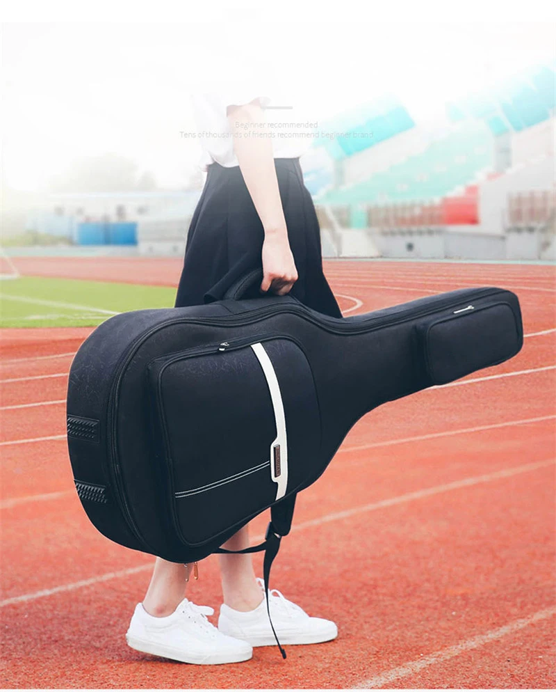 Модный чехол для гитары 40 дюймов/41 дюймов, сумка для переноски, рюкзак Оксфорд, акустическая народная гитара, сумка для Гига, чехол с двойными плечевыми ремнями