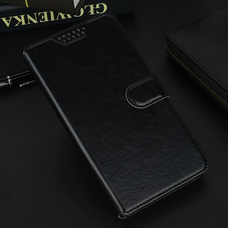Кожаный чехол-бумажник с откидной крышкой для телефона ASUS Zenfone L1 ZA550KL X00RD G552KL