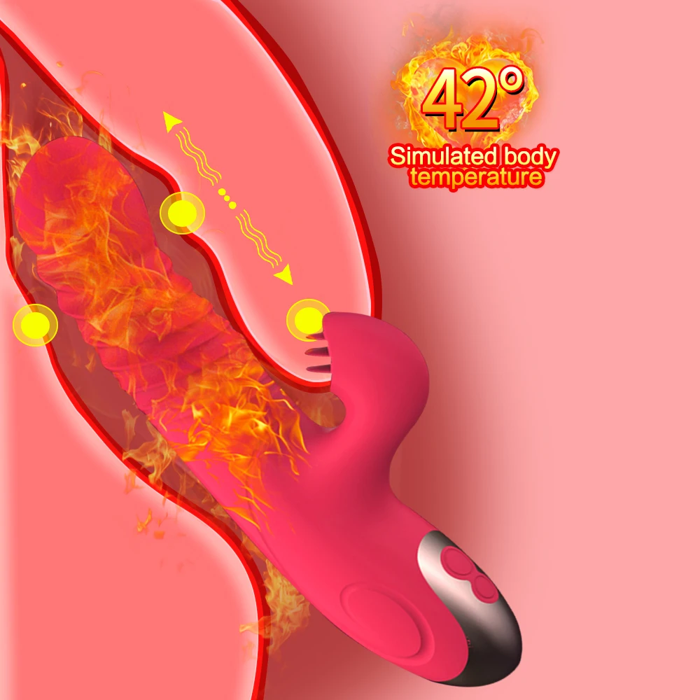 Фаллоимитатор с вращением точки G вибратор телескопическая вибрация кролик