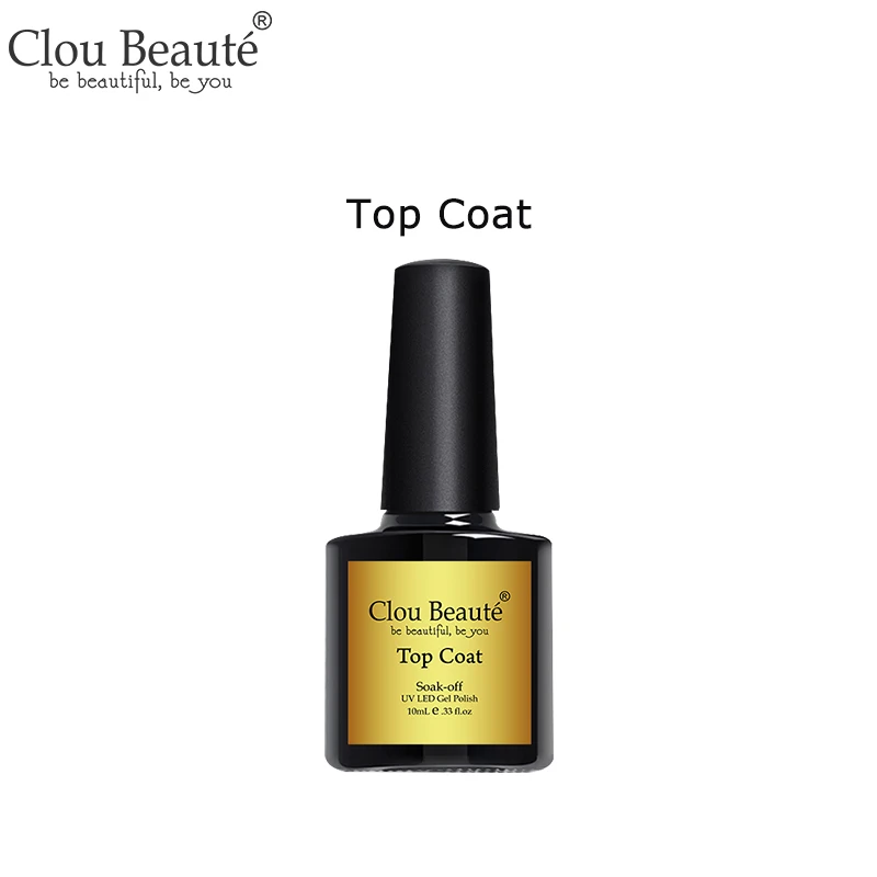 Clou Beaute Гель-лак «кошачий глаз» дизайн ногтей 10 мл Полупостоянный УФ светодиодный лак гель Дизайн ногтей замочить от покраски УФ гель лак для ногтей - Цвет: Top Coat
