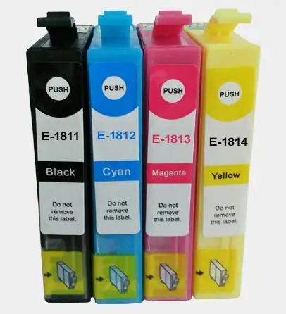 4х новый совместимый чернильный картридж для принтера T1811 T1814|ink cartridge for hp|ink refill