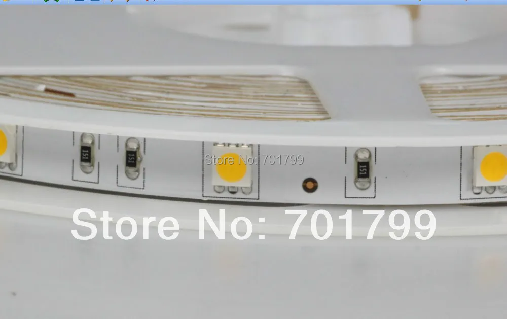 Гибкая светодиодная лента 5050 SMD 12 В 30 светодиодный одов/м 5 м белый теплый синий