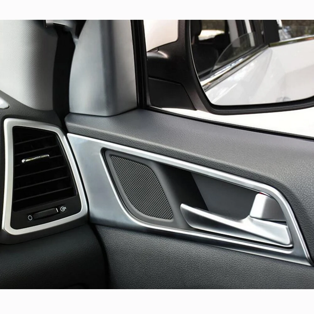 

Decorative Cover Stainless Steel 4Pcs Car Door Handle Bowl Interior Decoration Trim For Hyundai Tucson 3th 15 16 Accessories