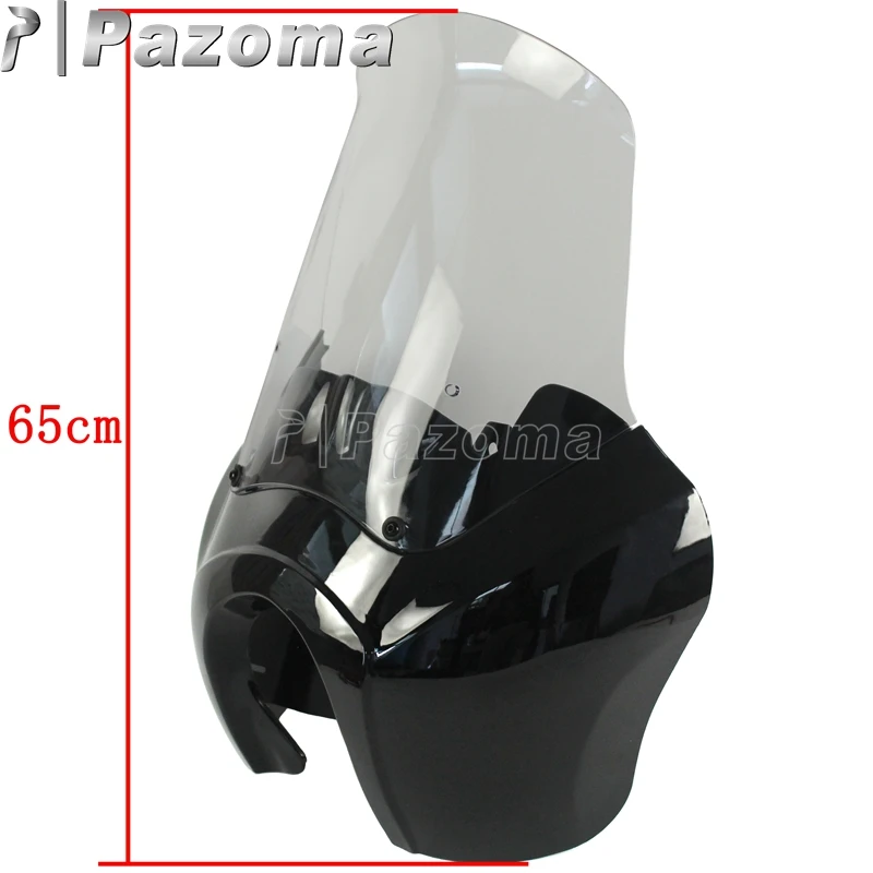 Передняя фара мотоцикла обтекатель лобового стекла дефлектор для Harley Dyna Low Rider Glide