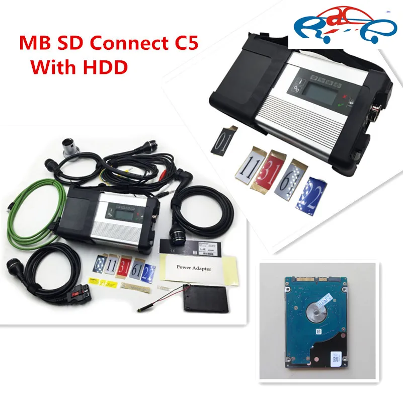 Диагностический Автомобильный сканер MB Star Compact 5 SD C5 программное обеспечение V2020.12