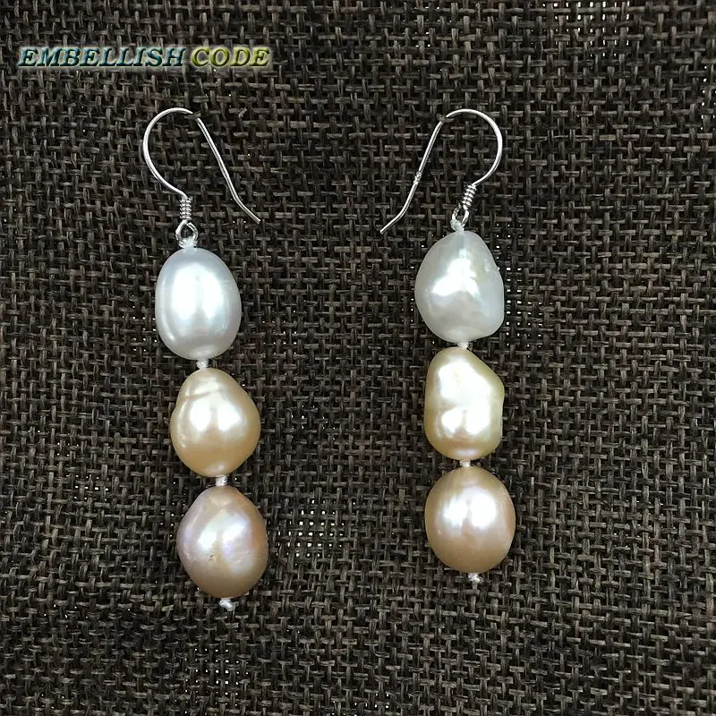 Летние блестящие серьги-подвески для браслета с крючком яркие белые розовые