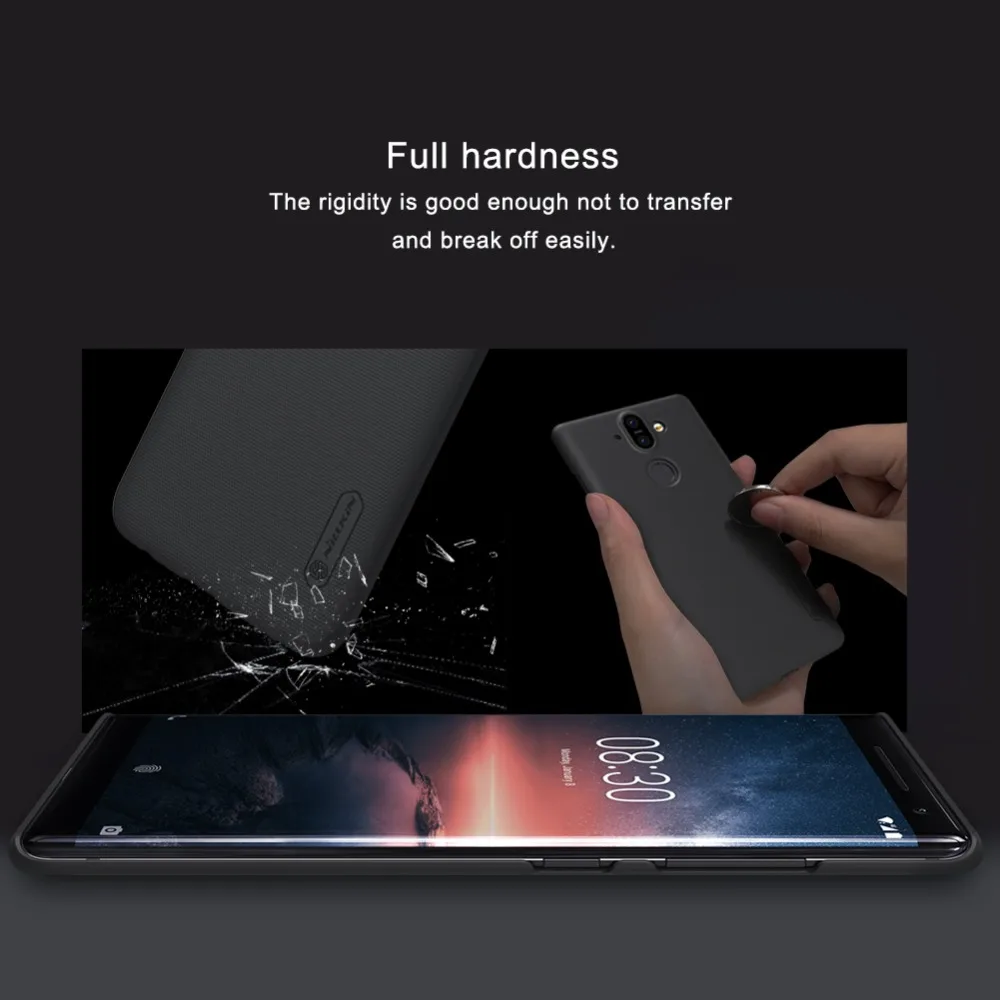 Чехол для Nokia 8 Sirocco чехол 5 &quotNillkin матовый защитный пластиковый |
