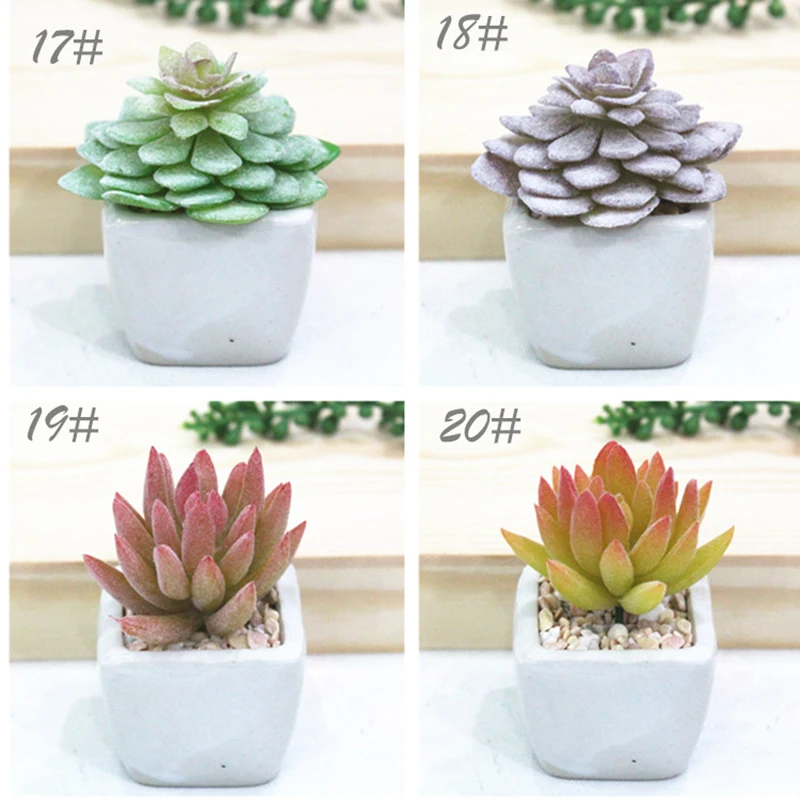 Искусственные Многослойные суккулентные растения бонсай имитация суккулентных