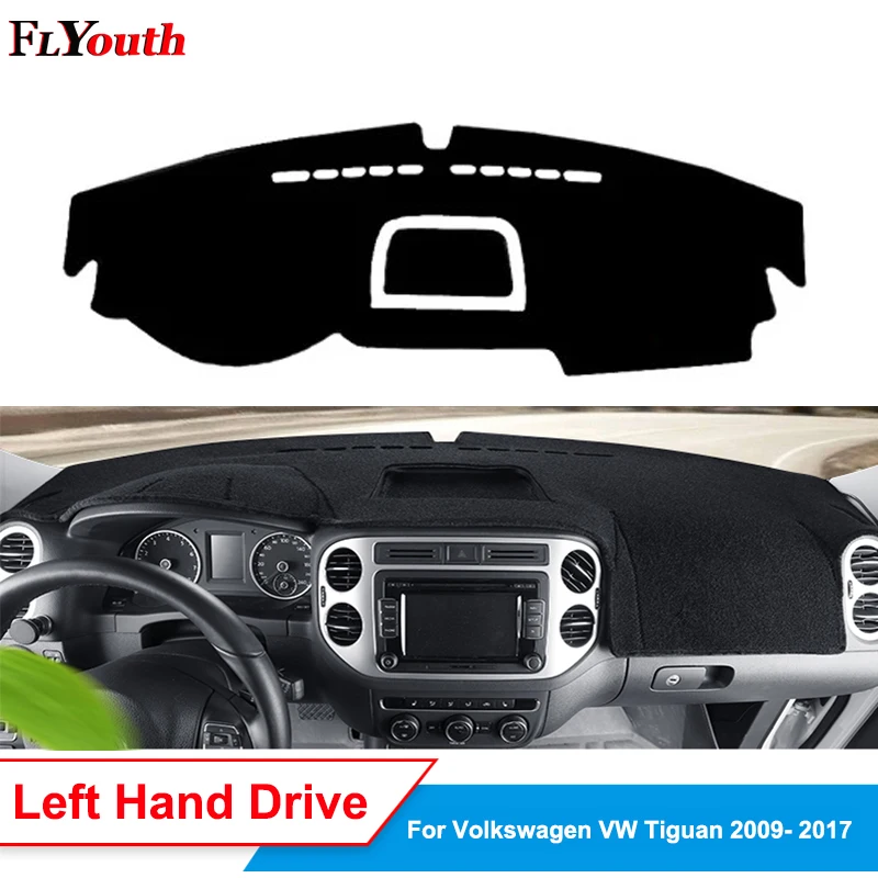 Крышка приборной панели автомобиля для Volkswagen VW Tiguan 2009- приборная панель dashmat Ковер Анти-УФ нескользящий 1 шт