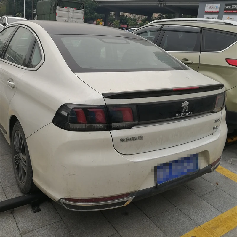 Спойлер для Peugeot 308 2016 2019 Пежо спойлер высокого качества ABS Материал заднее крыло