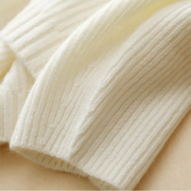 Женский кашемировый свитер пуловер с v-образным вырезом вязаный из 100% чистого