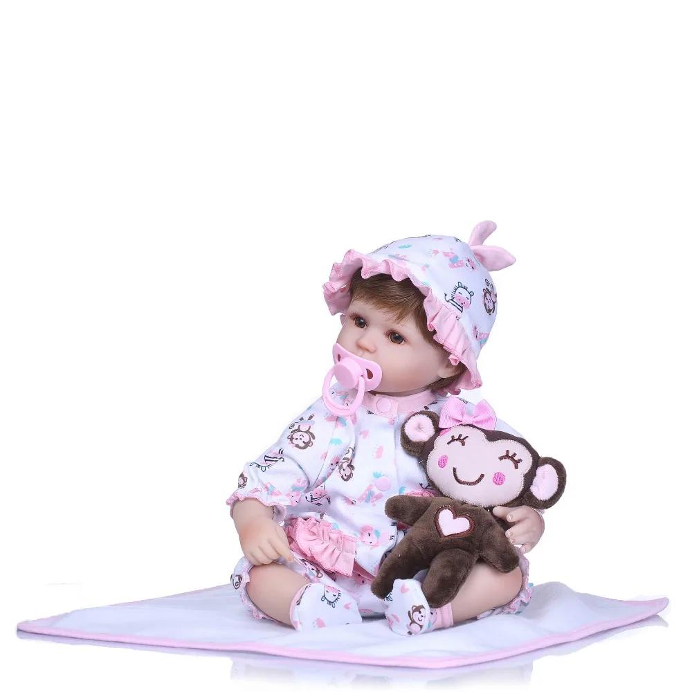 

50cm Silica gel baby reborn dolls/baby Limbs activity for Child's Christmas day gifts