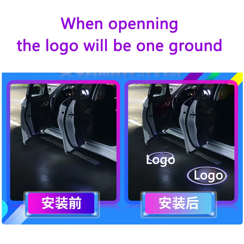 2 шт. для Mercedes Benz R w215 светодиодный автомобильный логотип освещение двери проектор