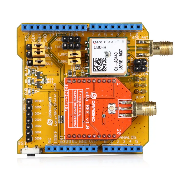 Aihasd Lora/GPS щит для Arduino 868 Mhz/915 Mhz/433 Mhz|Интегральные схемы| |