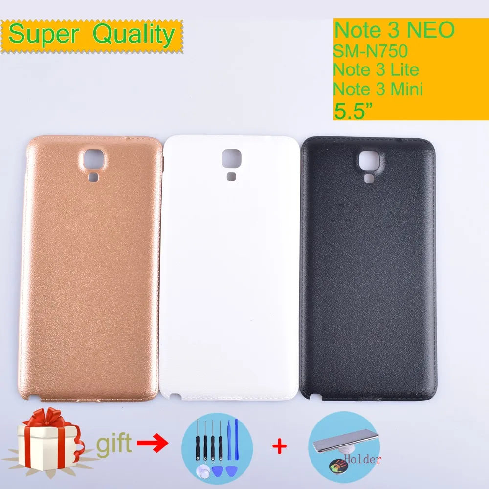 

ORIGINAL For Samsung Galaxy Note 3 Neo Mini Lite N750 N7502 N7505 SM-N750 Housing Battery Cover Back Cover Case Rear Door