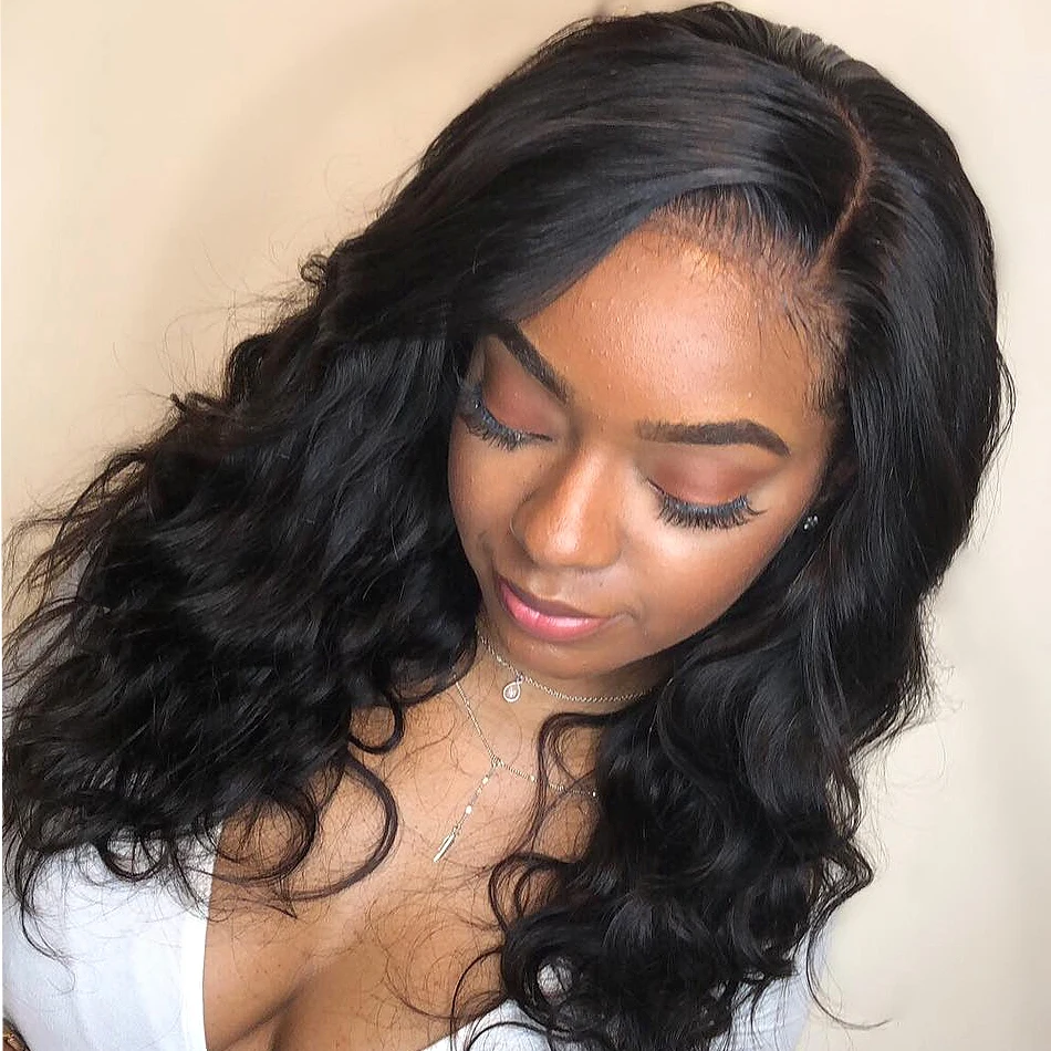Wigirl Hair 360, парик с фронтальной тесьмой, предварительно выщипанные с детскими волосами, 150% плотность, волнистые человеческие волосы, парики для черных женщин