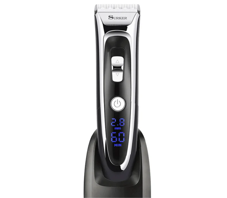 Цифровой триммер для волос профессиональная перезаряжаемая электрическая