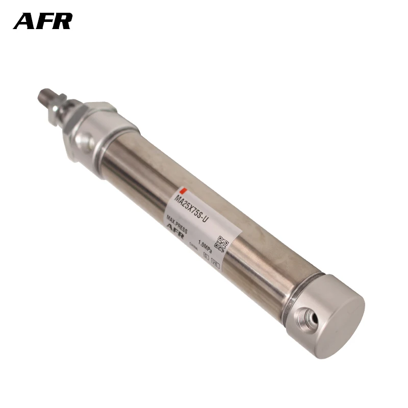 Пневматический цилиндр из нержавеющей стали типа ATC с отверстием 25 мм круглые