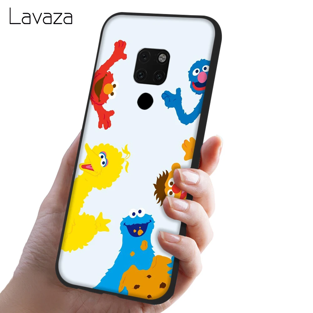 Lavaza Sesame Street Soft TPU Case Cover for Huawei Mate 10 20 pro lite Y6 Y7 Y9 Nova 2i 3i 417 |