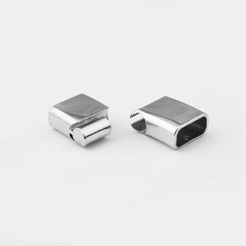 shinny silver 3 шт. черная Блестящая серебряная Магнитная застежка для 12x6 мм кожаный шнур концевой соединитель застежка Diy браслет ювелирных изделий материал - Цвет: shinny silver