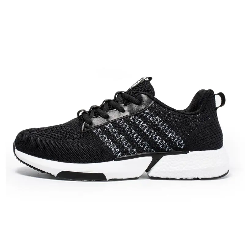FANDEI спортивная обувь для мужчин zapatillas hombre Deportiva уличная Мужская Спортивная обувь светильник кроссовки на шнуровке Нескользящие кроссовки для мужчин - Цвет: Black