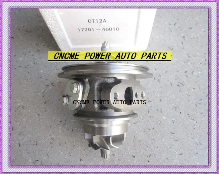 Двойной Турбокомпрессор CHRA CT12A 17201-46010 17201 46010 Для TOYOTA Lexus Soara Soarer Супра 90-1JZ-GTE 1JZGTE 2.5L |
