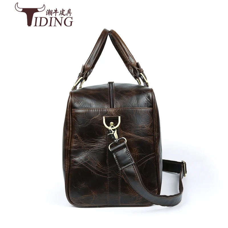 Мужские дорожные сумки из коровьей кожи 2017 мужские многофункциональная Дорожная