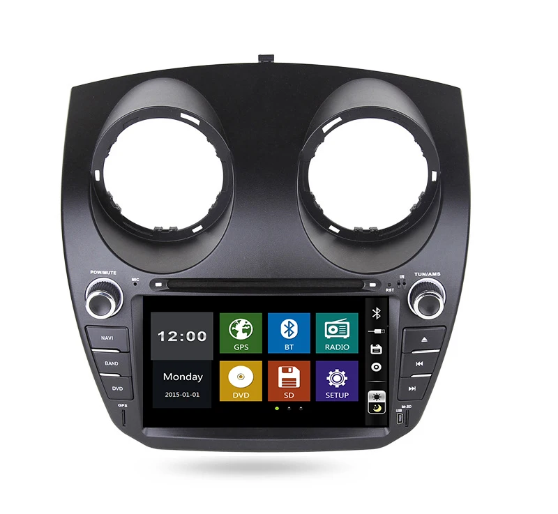 7 дюймов Автомобильный dvd плеер с gps навигацией Bluetooth/TV USB SD AUX аудио Радио стерео